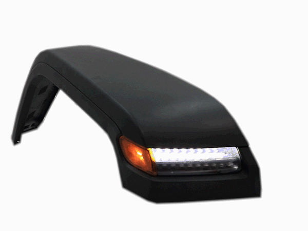 Вежди за калниците с LED DRL последователни Динамичен Въртящи се светлини , подходящи за JEEP Wrangler / Rubicon JK (2007-2017) JL 2018+ Визия-image-6061053