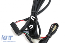 Капаци за фарове с LED DRL дневни светлини подходящи за Mercedes G-Class W463 (2002-2018) G65 Дизайн Хром-image-6096820