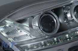 
LED első lámpa Mercedes S-osztály W221 (2005-2009) modellekhez, Facelift kinézet, dinamikus irányjelzők-image-6081108