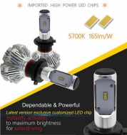 LED Első lámpa villyanykörte H7, 6000K, Can-Bus CSP Chips 360, 60 W, 3000 Lumens, ventillátor mentes szolíd lumínium-image-6032297