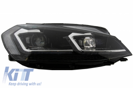 
LED Első Lámpák VW Golf 7.5 VII 17+ R Dinamikus Irányjelyző-image-6055737