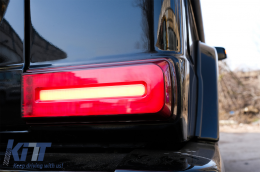 
LED-es hátsó lámpák a Mercedes G-osztályú W463 08-17 Facelift 18 Look Dynamic modellekhez-image-6079291