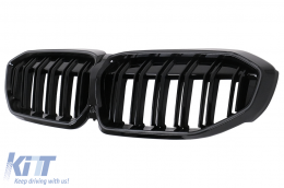 LED-es vese hűtőrács BMW 3-as G20 Sedan G21 Touring (2019-2022) Piano Black-image-6114379