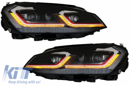 LED Faros Dinámica Para VW Golf 7 VII 12-17 Reja Facelift G7.5 GTI Look-image-6058432