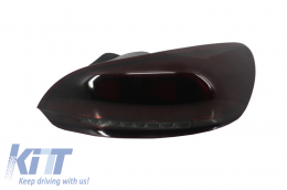 LED Fénycső Hátsó lámpák Volkswagen Scirocco III (2008+) Piros/sötétített-image-55800
