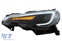 LED fényszóró és hátsó lámpa szett, teljes LED, Toyota 86 (2012-2019), Subaru BRZ (2012-2018), Scion FR-S (2013-2016), dinamikus irányjelzővel-image-6069283