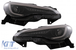 LED fényszóró és hátsó lámpa szett, teljes LED, Toyota 86 (2012-2019), Subaru BRZ (2012-2018), Scion FR-S (2013-2016), dinamikus irányjelzővel-image-6069288