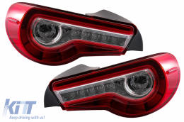 LED fényszóró és hátsó lámpa szett, teljes LED, Toyota 86 (2012-2019), Subaru BRZ (2012-2018), Scion FR-S (2013-2016), dinamikus irányjelzővel-image-6069301
