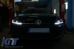 LED fényszóró szett VW Golf 7 VII (2012-2017) Facelift G7.5 R Line megjelenés dinamikus irányjelzővel-image-6056106
