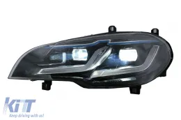 LED fényszórók BMW X5 E70 (2007-2014) modellhez, HID-ről LED-re konverzió, fekete-image-6106072