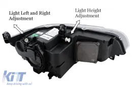 LED fényszórók BMW X5 E70 (2007-2014) modellhez, HID-ről LED-re konverzió, fekete-image-6106083