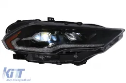LED fényszórók Ford Mustang VI Facelift (2018-2023) fekete dinamikus irányjelzővel-image-6107437