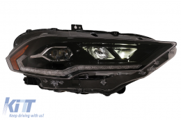 LED fényszórók Ford Mustang VI Facelift (2018-2023) fekete dinamikus irányjelzővel-image-6107440