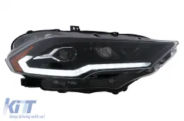 LED fényszórók Ford Mustang VI Facelift (2018-2023) fekete dinamikus irányjelzővel-image-6107444