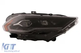 LED fényszórók Ford Mustang VI Facelift (2018-2023) fekete dinamikus irányjelzővel-image-6107446