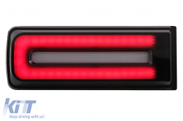 LED Feux arrières Barre lumineuse pour Mercedes G W463 08-17 Facelift 2018 Look Dynamique-image-6086657