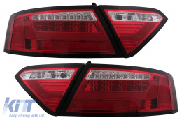 LED Feux arrières pour Audi A5 8T Coupé Cabrio Sportback 2007-2009 Rouge Clair-image-6098953