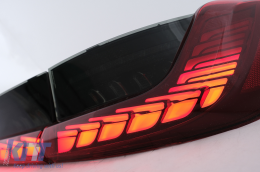 LED Feux Arrières pour BMW Série 3 G20 G28 M3 G80 Berline 2018-2022 Fumée rouge Clignotant séquentiel dynamique-image-6096539