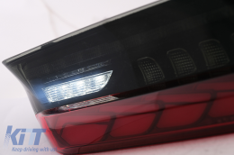 LED Feux Arrières pour BMW Série 3 G20 G28 M3 G80 Berline 2018-2022 Fumée rouge Clignotant séquentiel dynamique-image-6096551