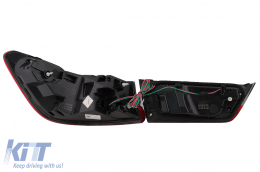 LED Feux Arrières pour BMW Série 3 G20 G28 M3 G80 Berline 2018-2022 Fumée rouge Clignotant séquentiel dynamique-image-6096555