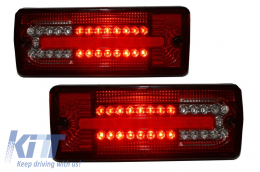LED Feux arrières pour Mercedes classe G W463 1989-2015 Rouge Clair-image-6020999