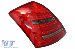 LED Feux arrières pour Mercedes Classe S W221 05-09 rouge Fumée Dynamique Tournant Signal-image-6089790
