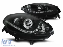 image-70-LED Фарове подходящи за Fiat Bravo II (2007-2015) Черен
