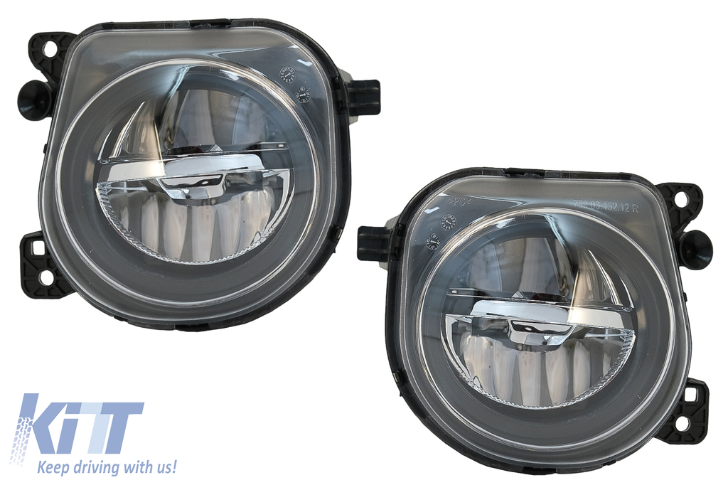 A BMW 5-ös sorozatú F07 F10 F11 F18 LCI (2014-től felfelé) Facelift M-tech M Sport Design modellhez használható LED-es ködfényvetítők