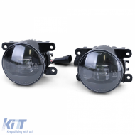 image-13-LED fog lights black for Nissan Note Pathfinder Navara Pixo