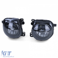 image-27-LED fog lights black smoke suitable for 5 Series BMW F10 F11 GT F07 2013-2017