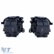 LED fog lights black smoke suitable for 5 Series BMW F10 F11 GT F07 2013-2017-image-6210621