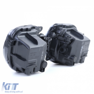 LED fog lights black smoke suitable for 5 Series BMW F10 F11 GT F07 2013-2017-image-6210622