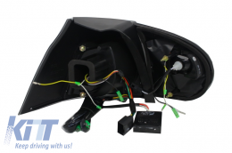 Led Fotistiká Píso Fóta katállhla gia VW Golf V 5 Aristeró Hand Drive (2004-2009) Kapnós Extreme Mavro Look Urban Stul-image-6021623