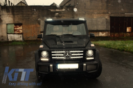 LED Front Roof and Roof Spoiler LightBar suitable for Mercedes G-Class W463 (1989-2018)-image-6027401
