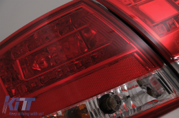 LED Hátsó Lámpa Audi A4 B7 Avant 8ED (2004.11-2007) modellekhez, piros átlátszó-image-6086893