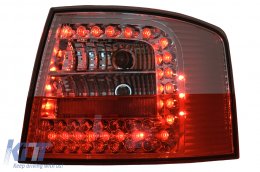 LED hátsó lámpa Audi A6 4B C5 Avant kombi (12.1997-01.2005) modellekhez, Tiszta üveg, piros/fehér-image-6077105