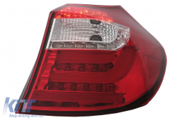 LED Hátsó Lámpa BMW 1 Series E81 E87 (2004-08.2007) modellekhez, piros átlátszó-image-6088668