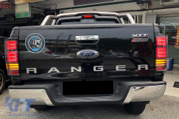 
LED Hátsó lámpa Ford Ranger (2012-2018) modellekhez, dinamikus irányjelzők, Füst-image-6077637