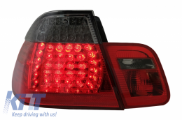 
LED hátsó lámpa lámpák BMW 3-as sorozatú E46 szedánhoz (05 / 1998-08 / 2001) piros fekete-image-6060587
