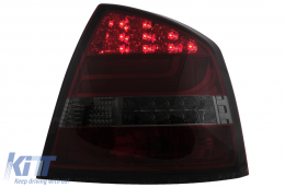 LED Hátsó Lámpa Skoda Octavia II (2004-2012) modellekhez, piros füst-image-6095172