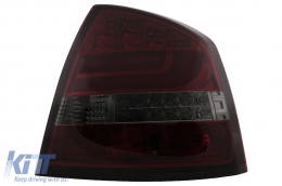 LED Hátsó Lámpa Skoda Octavia II (2004-2012) modellekhez, piros füst-image-6095175