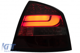 LED Hátsó Lámpa Skoda Octavia II (2004-2012) modellekhez, piros füst-image-6095180