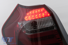 LED Hátsó lámpa sor BMW 1 E81 E87 (2004-08.2007) piros füst szín-image-6100448