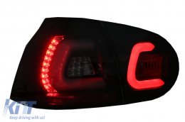 LED Hátsó Lámpa VW Golf V 5 (2004-2009) modellekhez, füst fekete-image-6067622