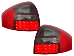 LED hátsó lámpák Audi A6 97-04 _ piros/kristály-image-60746