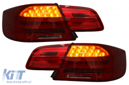 LED hátsó lámpák BMW 3 E92 Coupe LCI előtti (2006-2010) modellekhez, Piros átlátszó-image-6089684