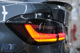 LED hátsó lámpák BMW 3 F30 LCI előtti és LCI (2011-2019) modellekhez, fekete füst, dinamikus irányjelző-image-6094307
