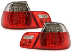 LED Hátsó lámpák BMW 3 Series E46 2D Coupe Facelift  (2003-2006) piros/kristály-image-60968