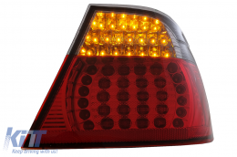 LED hátsó lámpák BMW 3 Series E46 Coupe 2D (1998-2003) piros/fekete-image-6073288
