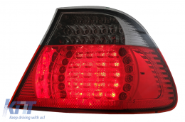 LED hátsó lámpák BMW 3 Series E46 Coupe 2D (1998-2003) piros/fekete-image-6073295